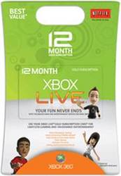 Xbox Live 12-Month subscription £28